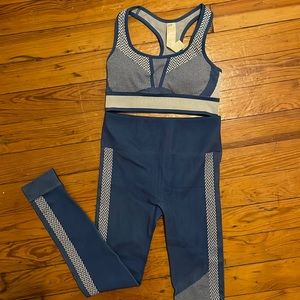 Fabletics matching blue set